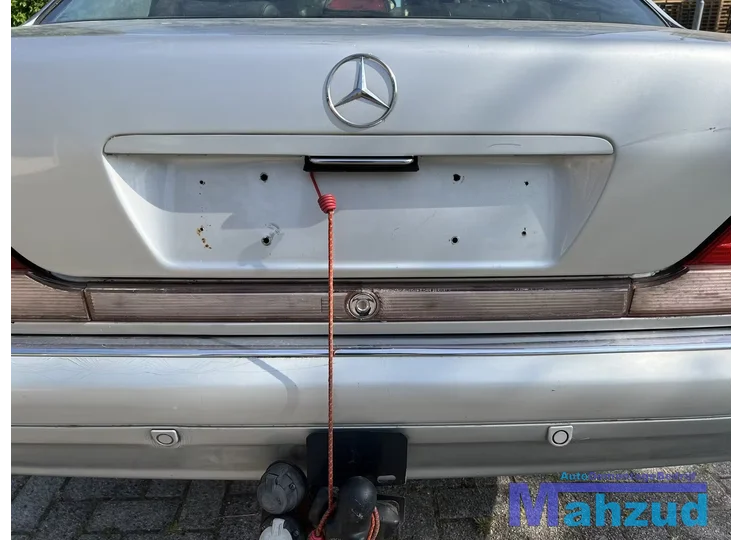 MERCEDES S KLASSE W140 Zilver reflector achter midden 1991-1998