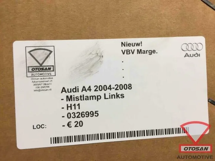 audi-a4-2004-2008-mistlamp-nieuw!-links-0326995 — foto 3