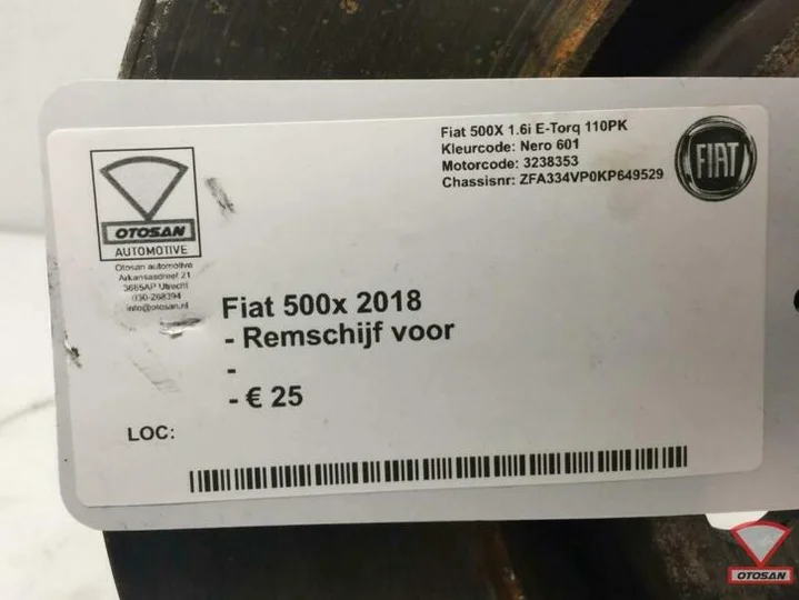 fiat-500x-2018-remschijf-voor-voorzijde — foto 3