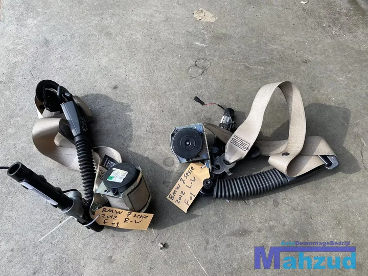 bmw-f01-7-serie-gordel-gordelspanner-set-voor-beige — foto 2