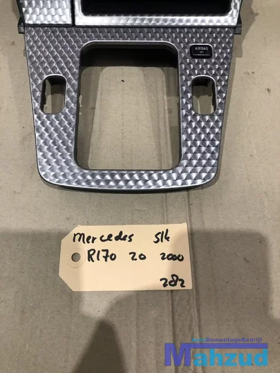 mercedes-slk-r170-middenconsole-pookhuis-asbak-radioframe — foto 2