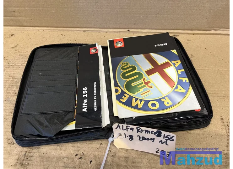ALFA ROMEO 156 onderhoudsboekje serviceboekje 1997-2005