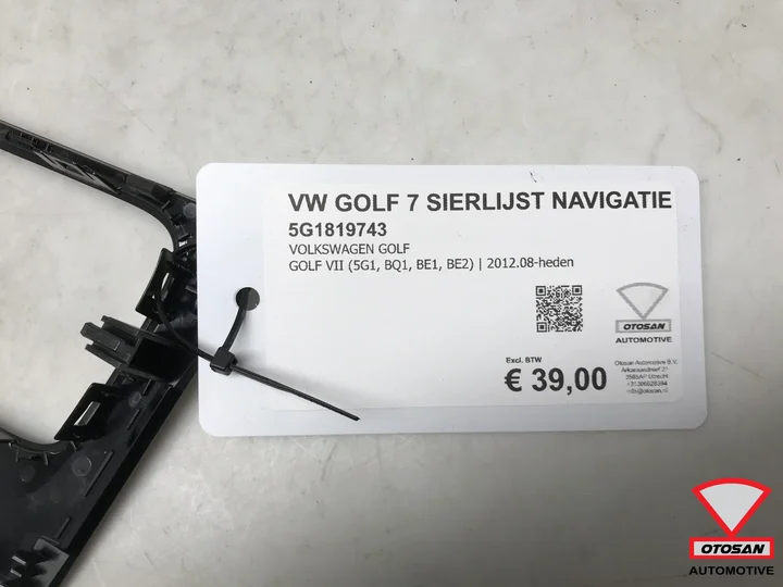 vw-golf-7-sierlijst-pianolak-zwart-navigatie-5g1819743 — foto 4