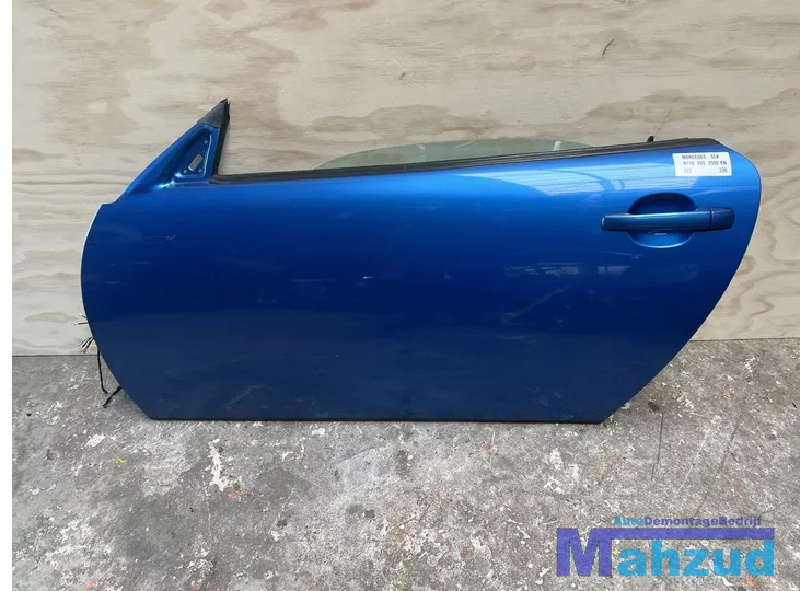MERCEDES SLK R170 blauw 372 links deur portier 2000-2004