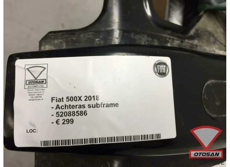 Fiat 500X 2018 Achteras Subframe 52088586