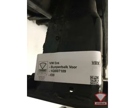 vw-eos-bumperbalk-bumper-balk-voor-origineel-1q0807109 — foto 3