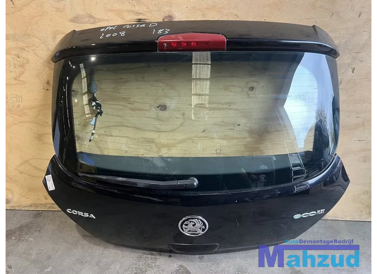 OPEL CORSA D ZWART Z20R Achterklep achterdeur