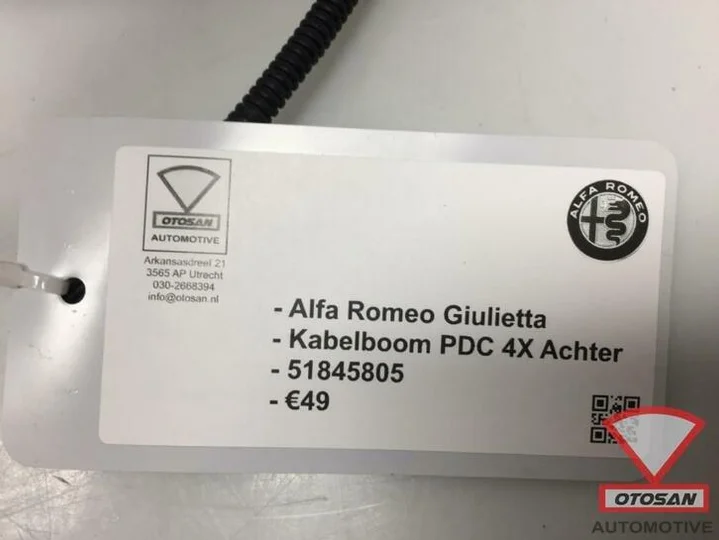 alfa-romeo-giulietta-kabelboom-pdc-4x-achter-51845805 — foto 3
