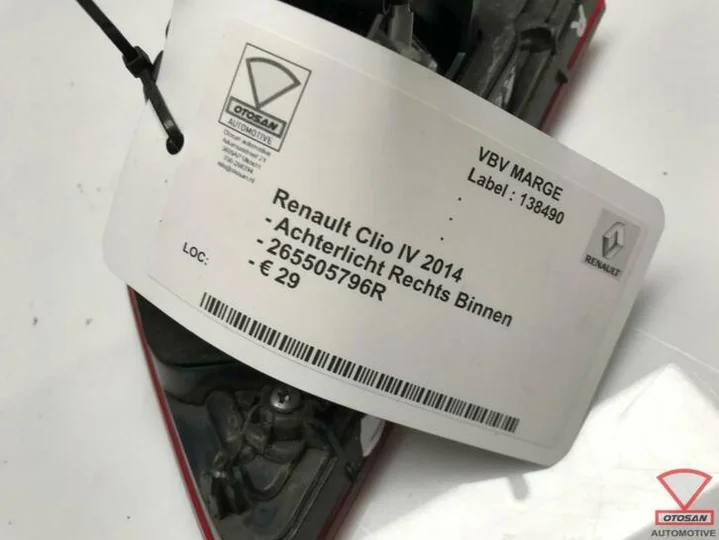 renault-clio-iv-2014-achterlicht-rechts-binnen-265505796r — foto 2