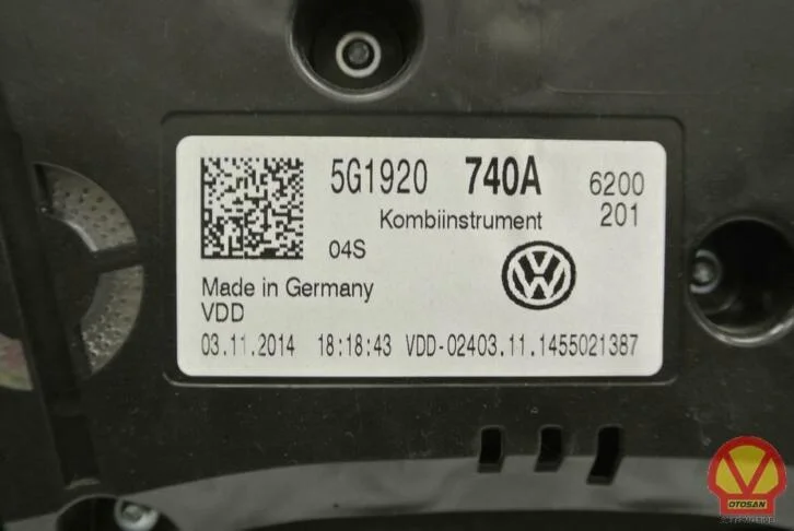 vw-golf-7-1.4tsi-cockpit-kilometerteller-tachoklok-5g1920740 — foto 2