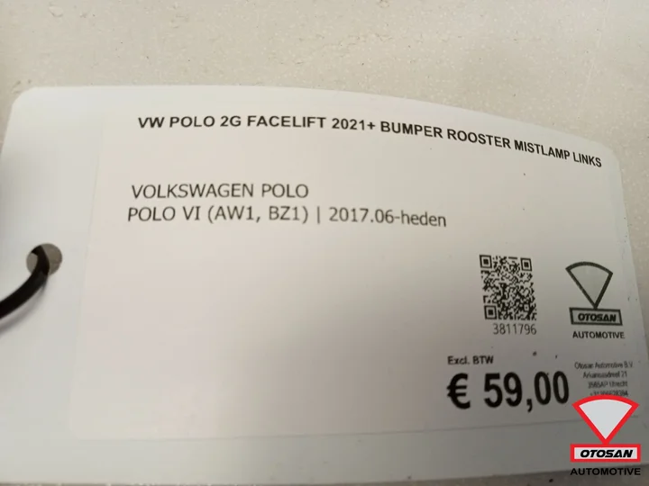 polo-2g-facelift-2021-bumper-rooster-mistlamp-links — foto 4