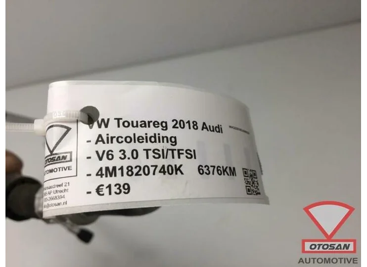 VW Touareg 2018 VAG Aircoleiding Airco Leiding 4M1820740K