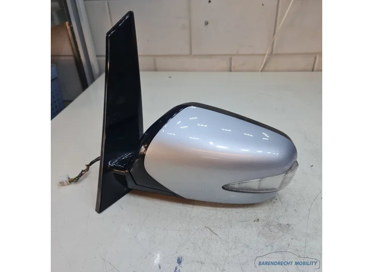 mitsubishi-grandis-9pins-buitenspiegel-links-bestuuderskant-zilver-origineel-nette-staat-gebruikt-buiten-spiegel-led-knipperlicht-2003-2004-2005-2006-2007-2008-2009-barendrecht-mobility-service
