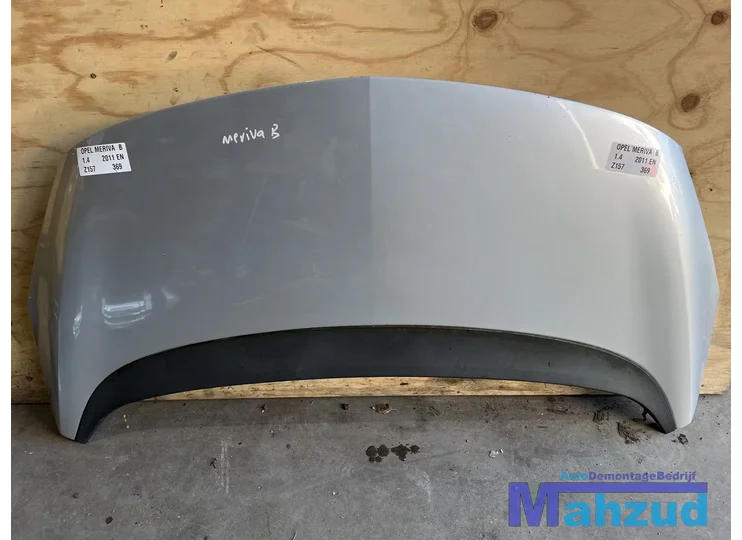 OPEL MERIVA B Zilver Z157 Motorkap 2010-2017