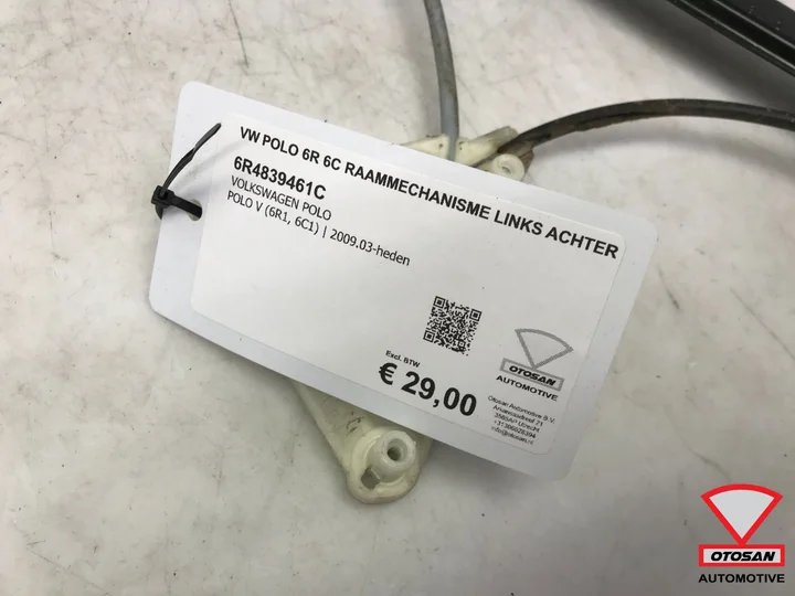 vw-polo-6r-6c-raammechanisme-links-achter-6r4839461c — foto 2