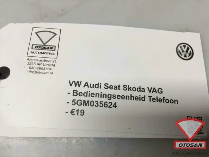 vw-audi-seat-skoda-vag-bedieningseenheid-telefoon-5gm035624 — foto 2
