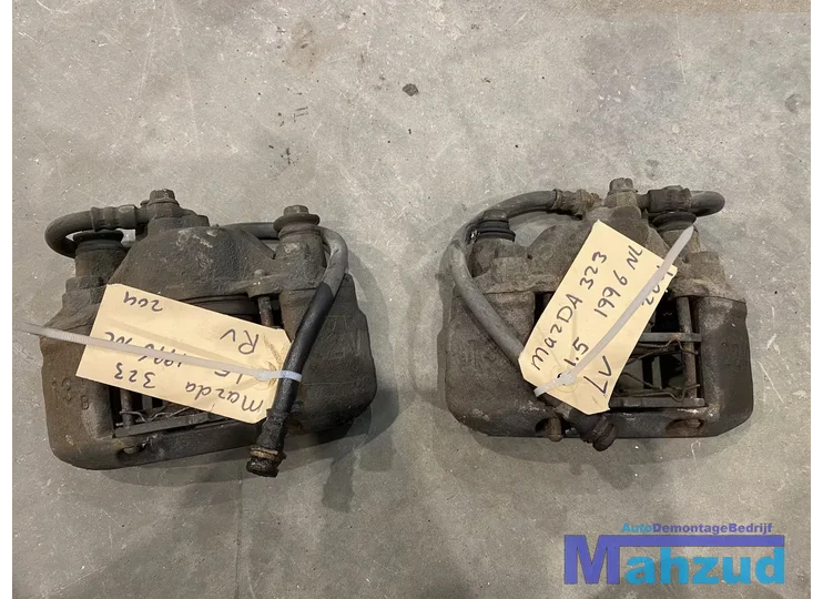 MAZDA 323 F 5 Remtang remklauw links rechts voor 1994-1998
