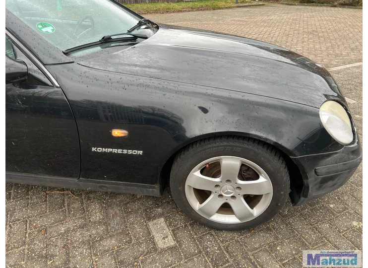 MERCEDES SLK R170 Schwarz 197 rechter Kotflügel vorne 1999-2000