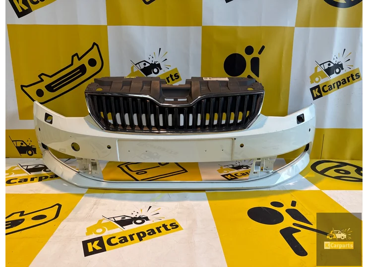 front bumper Skoda Fabia Facelift original bumper 6V0807221F