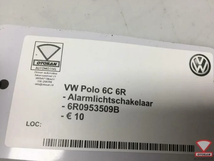 vw-polo-6r-6c-alarmlichtschakelaar-6r0953509b — foto 2