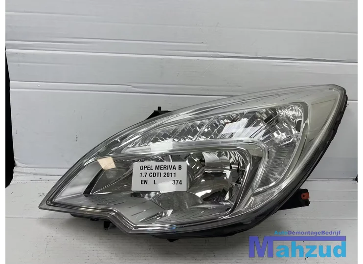OPEL MERIVA B LINKS koplamp 2011-2018 UK ENGELS