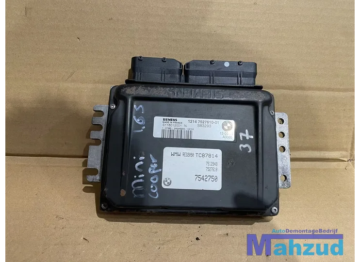 MINI COOPER R50 R53 1.6 S ECU Motormanagement 12147527610