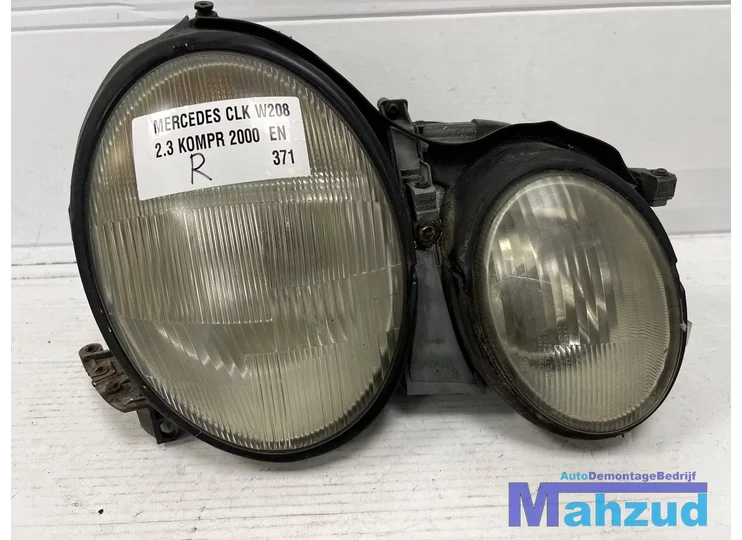 MERCEDES CLK W208 RECHTS koplamp UK ENGELS 1998-2002