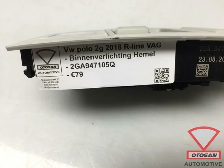 vw-polo-2g-2018-binnenverlichting-hemel-voor-2ga947105q — foto 2