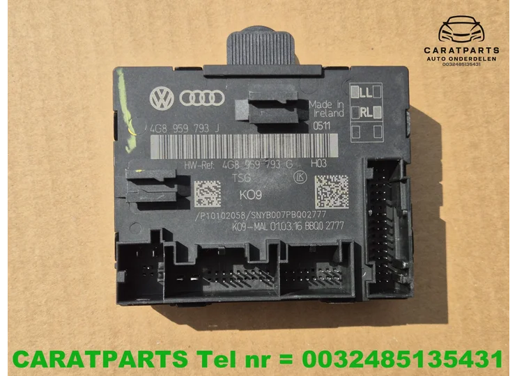 4G8959793J 4G8959793G Audi A6 portierregelapparaat A7 RS6
