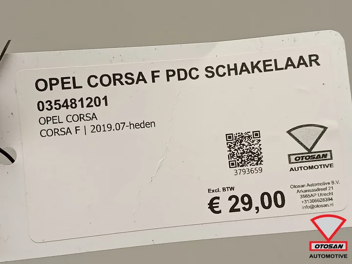 opel-corsa-f-2019-pdc-schakelaar-035481201 — foto 2