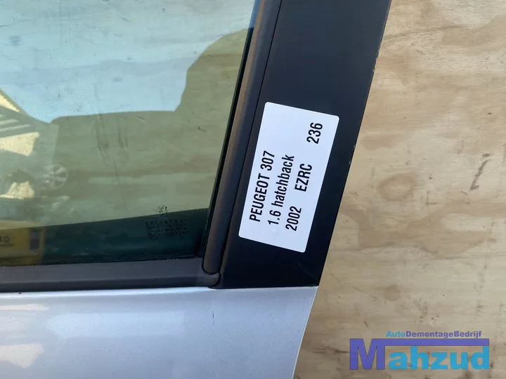 peugeot-307-hatchback-zilver-ezrc-links-voor-deur-portier-20002009 — foto 2
