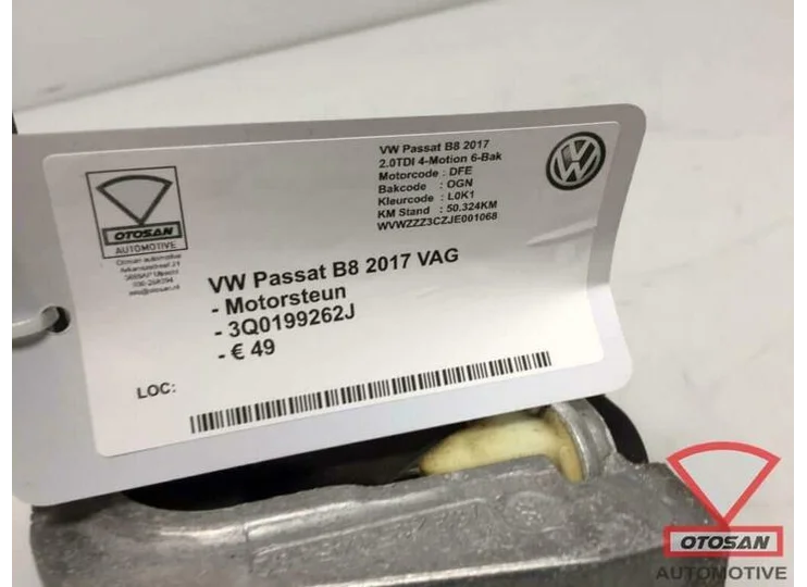 VW Passat B8 2017 VAG Motorsteun 3Q0199262J