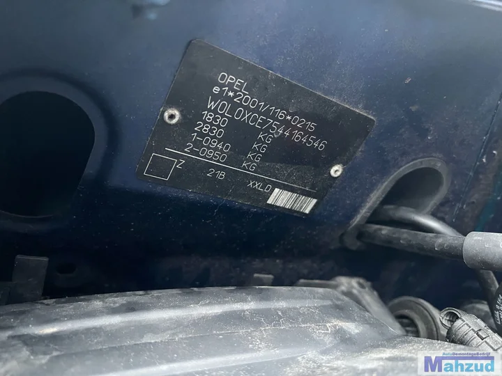 opel-meriva-a-16-blauw-z21b-z16xe-demontage-onderdelen — foto 27