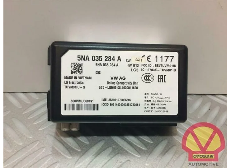 vw golf 7 facelift online services module 5na035284a