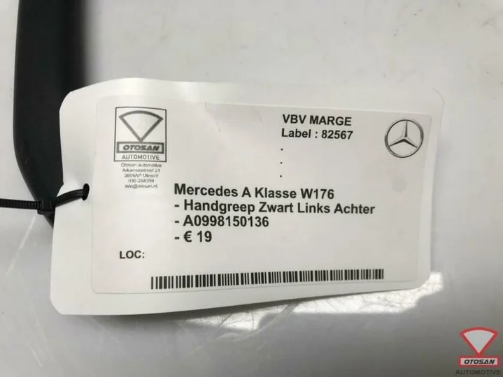 mercedes-a-klasse-w176-handgreep-links-achter-a0998150136 — foto 2