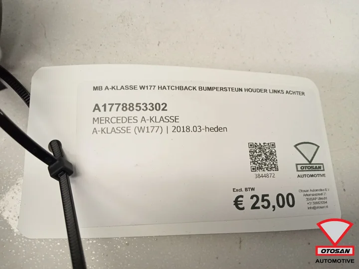 mb-aklasse-w177-hatchback-bumpersteun-houder-links-achter — foto 4