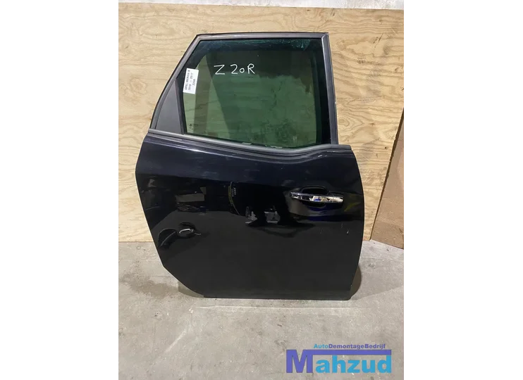 OPEL MERIVA B Zwart Z20R Rechts achter deur portier 2010-2017