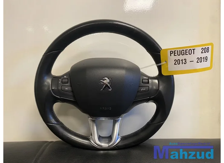 PEUGEOT 208 1 Stuurwiel leer stuur met airbag 2012-2019