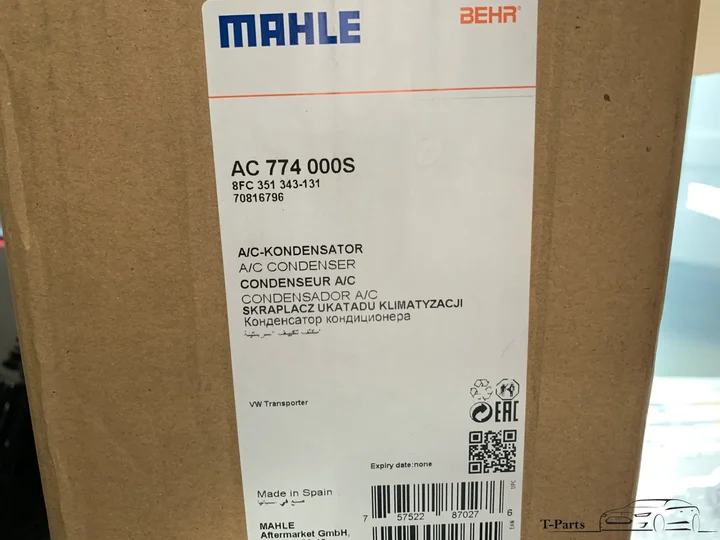 volkswagen-transporter-t5-airco-condensor-mahle-ac774000s-7e0820411b-7e0820411c-7e0820411d — foto 2