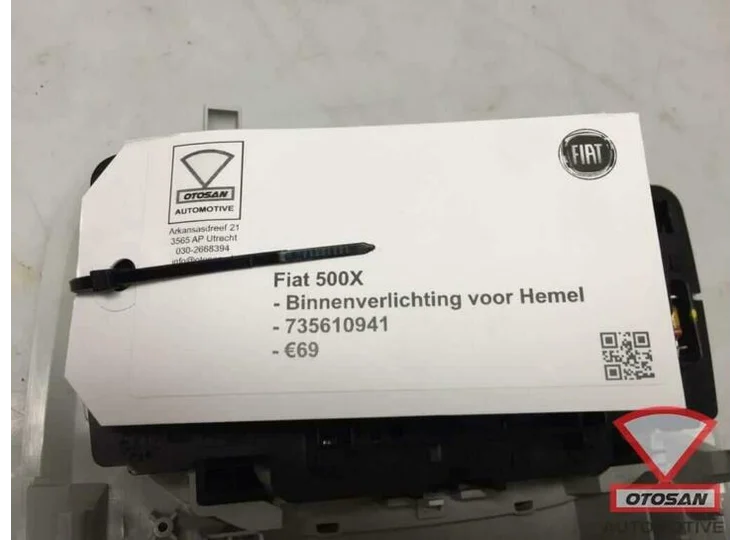 Fiat 500X 500 X Binnenverlichting Hemel Voor 735610941