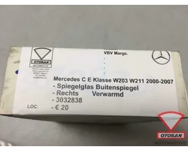 mercedes-c-e-klasse-w203-w211-spiegelglas-buitenspiegel-rech — foto 4