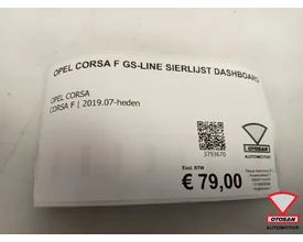 opel-corsa-f-gsline-gs-sierlijst-dashboard-origineel — foto 8