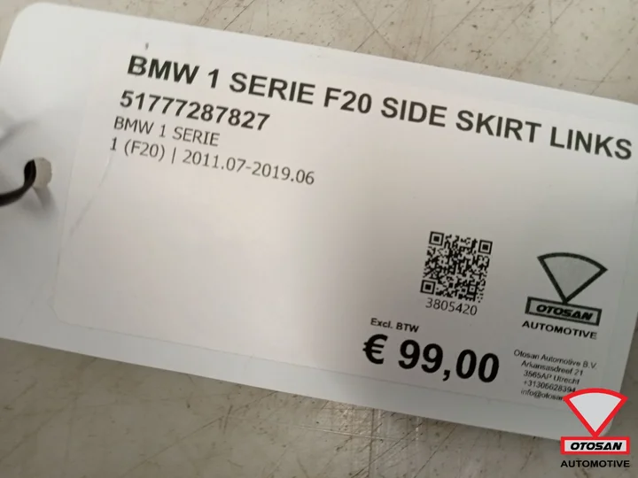 bmw-1-serie-f20-side-skirt-origineel-links-51777287827 — foto 3