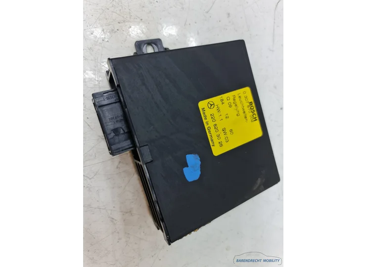 Mercedes Benz W220 S klasse koplamphoogte regeling module stuurapparaat 2208203026 leuchtweiten regelung gebruikt nette staat 1999 2000 2001 2002 2003 2004 2005 BARENDRECHT MOBILITY SERVICE