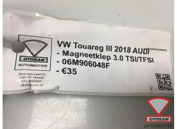 VW Touareg III 2018 VAG Magneetklep 3.0 TSI/TFSI 06M906048F