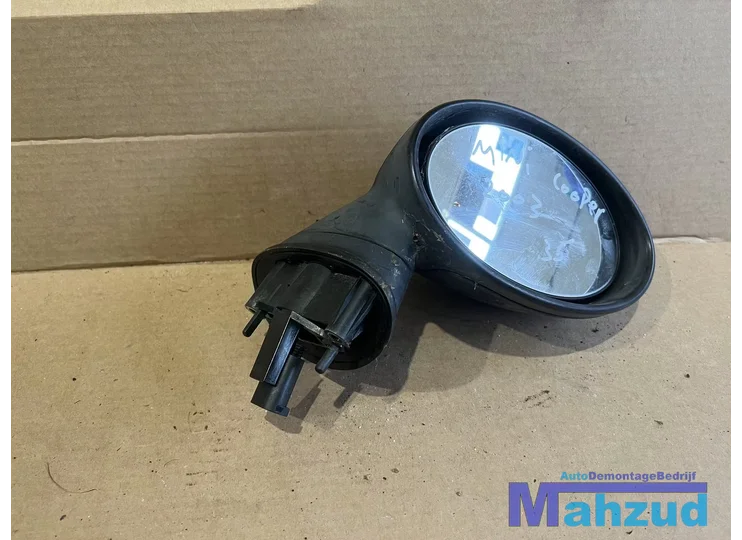MINI COOPER R50 R53 Zwart rechts spiegel right mirror black