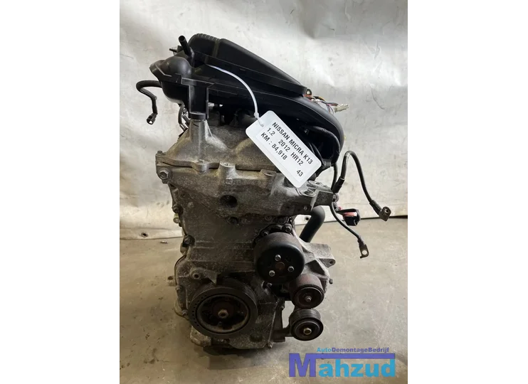NISSAN MICRA 4 K13 1.2 HR12 Motorblok motor 2009-2016