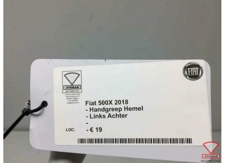 Fiat 500X 500 X 2018 Handgreep Hemel Links Achter