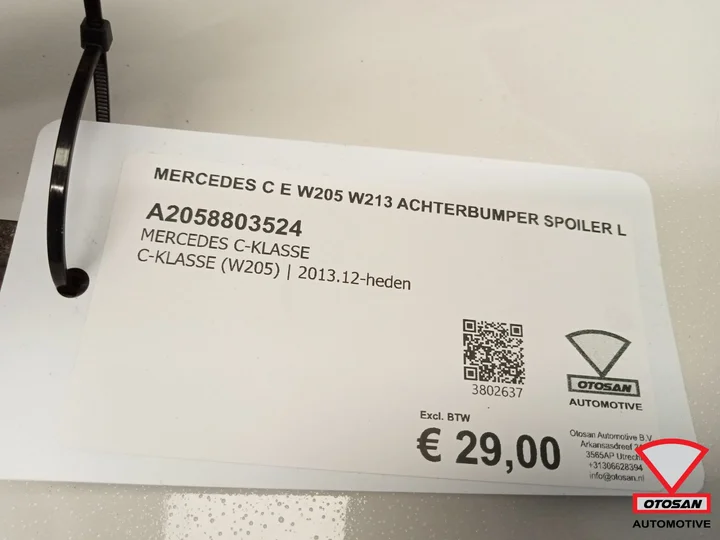 mercedes-c-e-w205-w213-achterbumper-spoiler-l-a2058803524 — foto 2