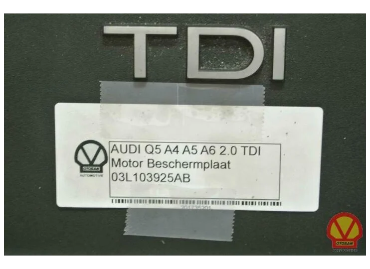 Audi Q5 A4 A5 TDI Motor beschermplaat afdekplaat 03L103925AB